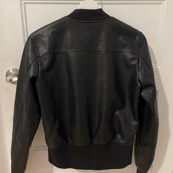 Noisy May Pleather Bomber - Picture 3 of 7